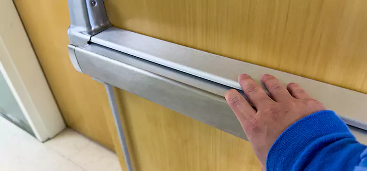 Installing a Push Bar on a Door Exeter